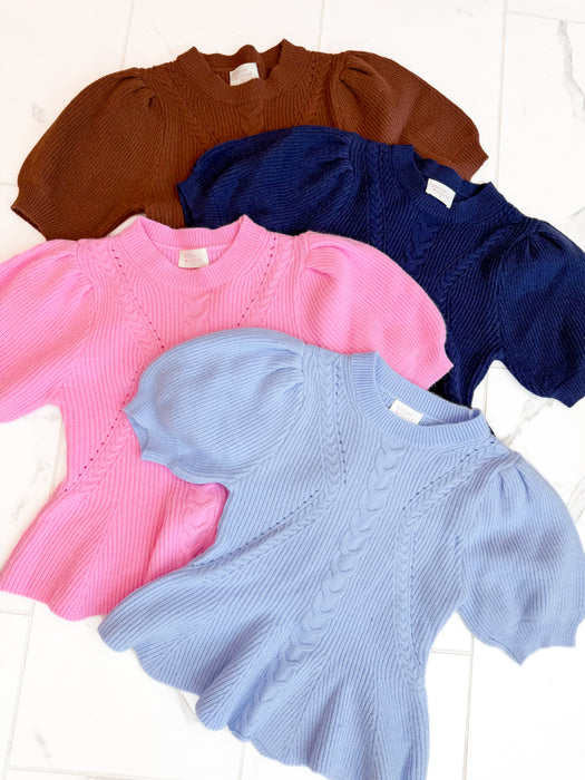 Short Sleeve Sweater
