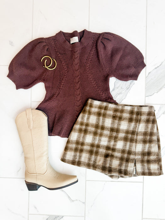 Short Sleeve Sweater
