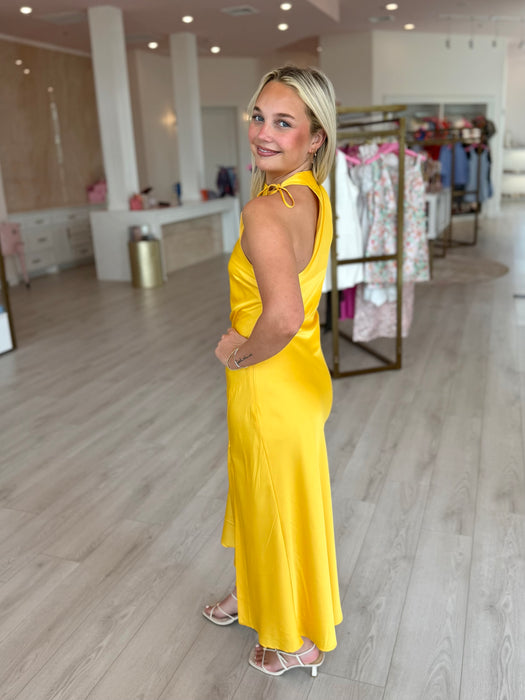 Hi Neck Sleeveless Maxi