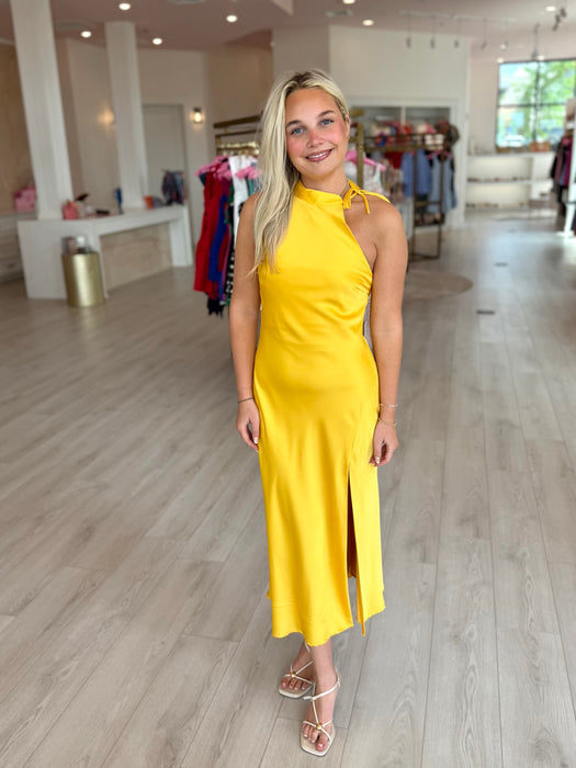 Hi Neck Sleeveless Maxi