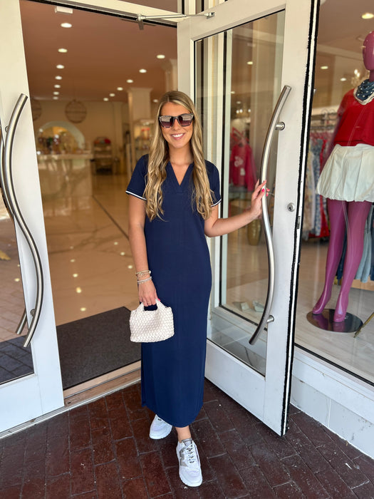 AirPique Polo Midi Dress
