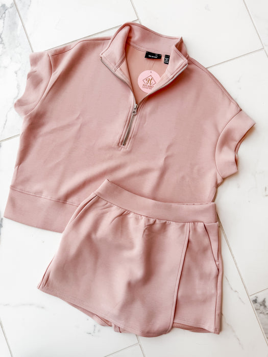 Dua Signature Soft Knit Half Zip Top