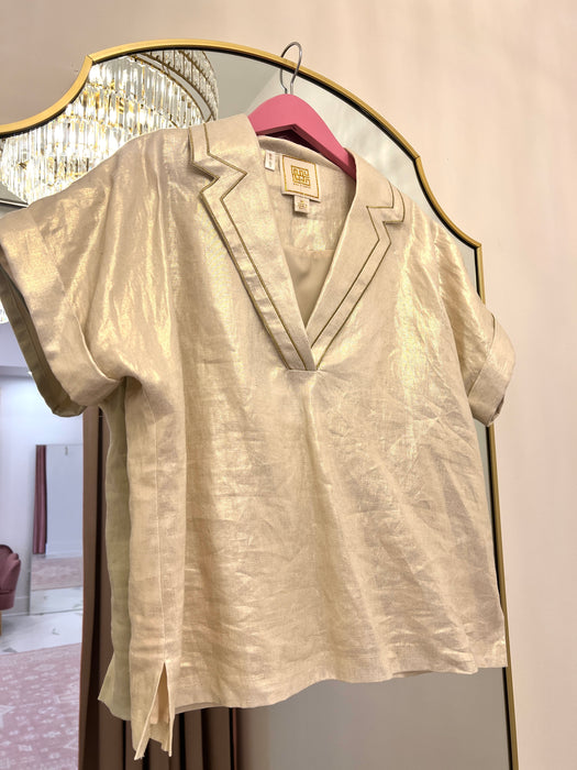 Rhett Metallic Top