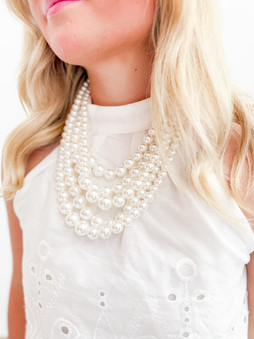 5 Strand Pearl Necklace
