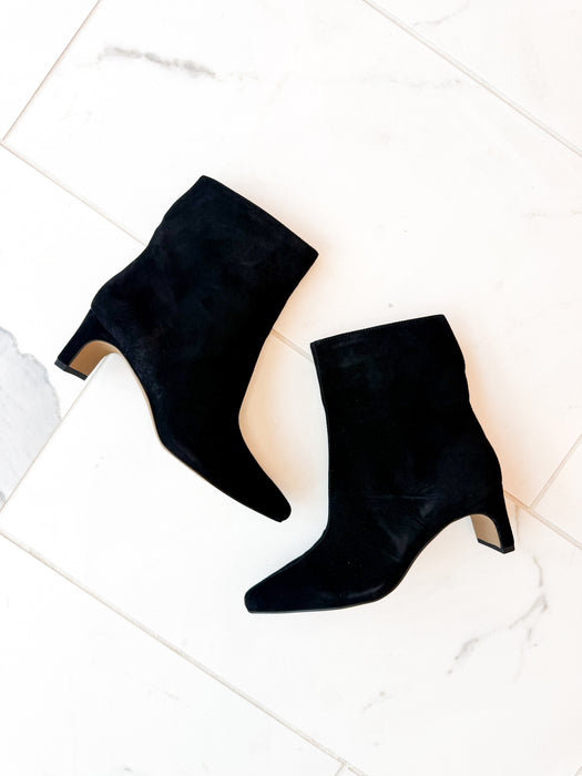 Bennet Suede Block Heel Bootie
