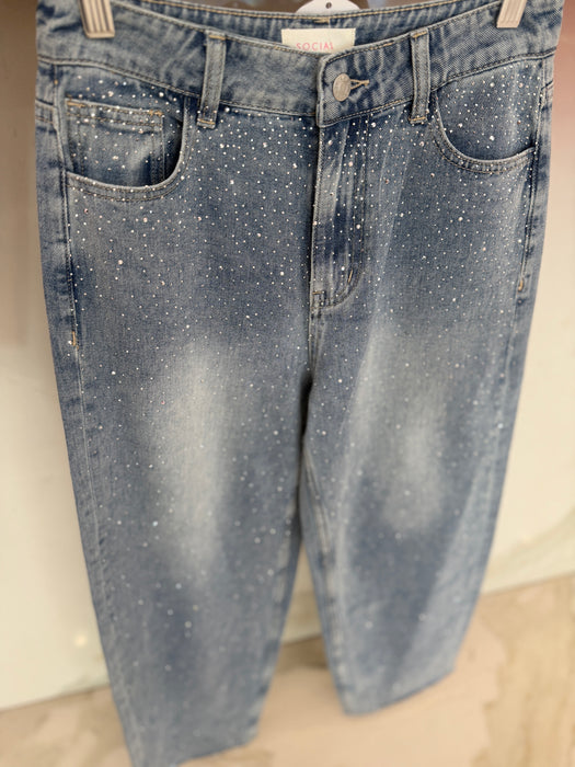 Rhinestone Jeans