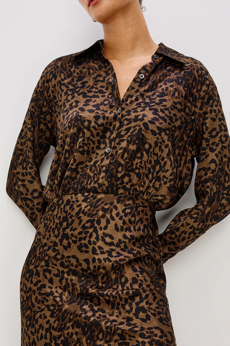 Jazlyn Dress in Ginger Spotted