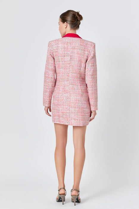 Tweed Blazer Dress