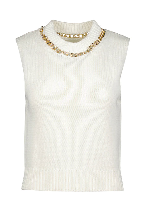 Savoy Chain Detail Sweater Tank