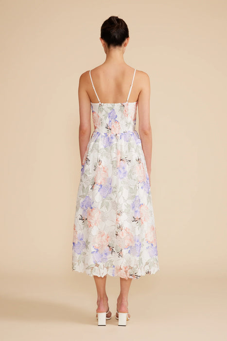 Lace Midi Floral Dress