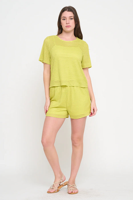 Honeycomb Short Set