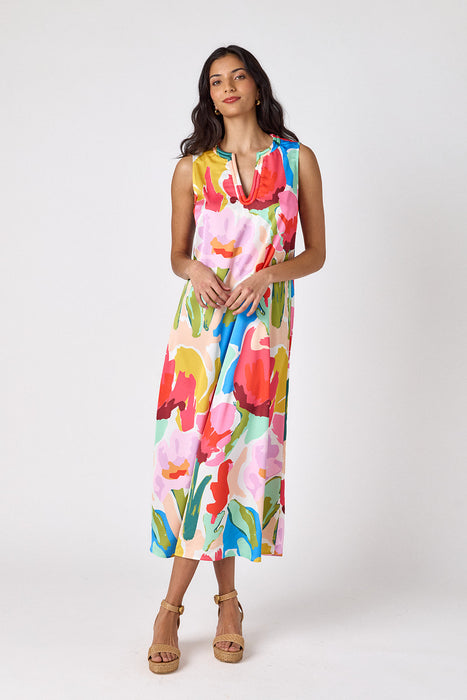 Schaeffer Dress in Painted Petals