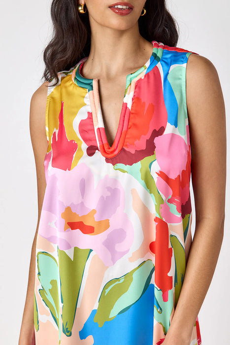 Schaeffer Dress in Painted Petals
