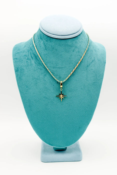 Pastel Green/Blue Handwoven Cord Necklace