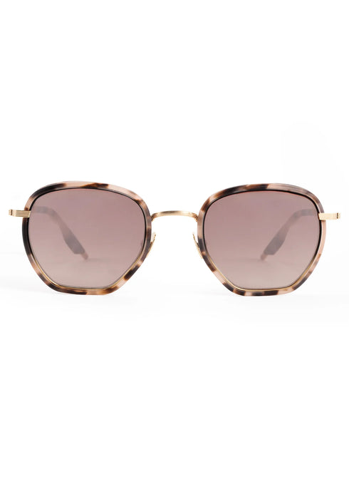 Peyton- 18K Matte Black Fade Titanium + Matte Sunday Tortoise Mirrored