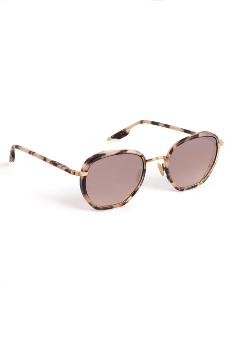 Peyton- 18K Matte Black Fade Titanium + Matte Sunday Tortoise Mirrored