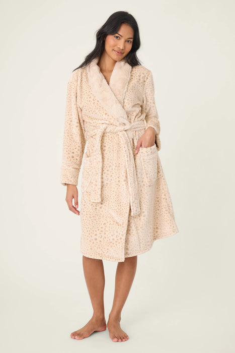 Luxe Plush Leopard Print Robe