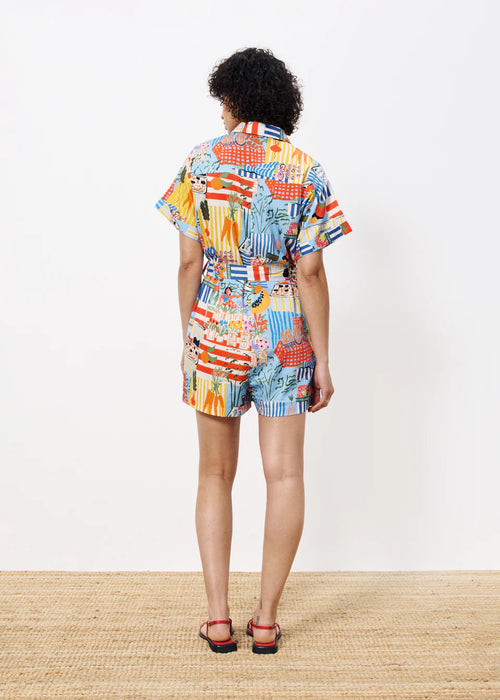 Printed Romper