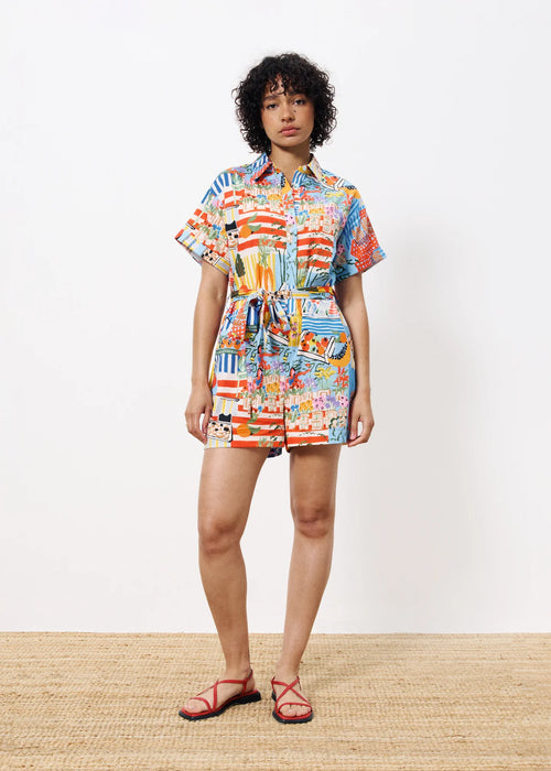 Printed Romper