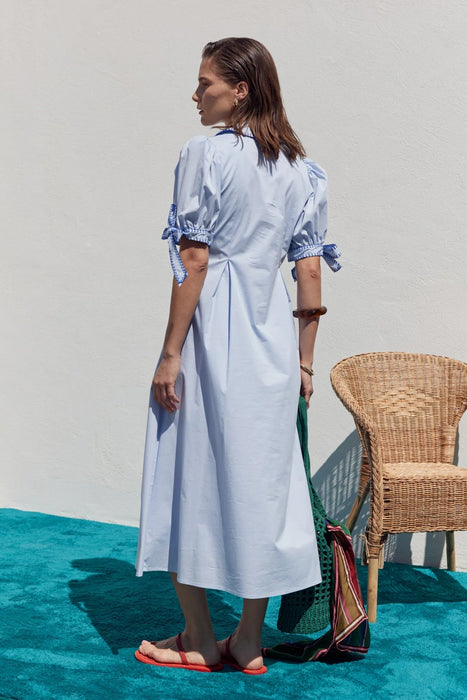 Stitch Detail Midi Dress