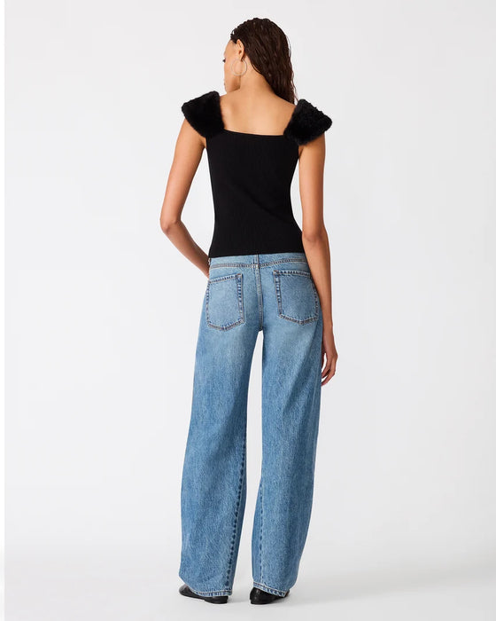 Madelyn Fur Sleeveless Top
