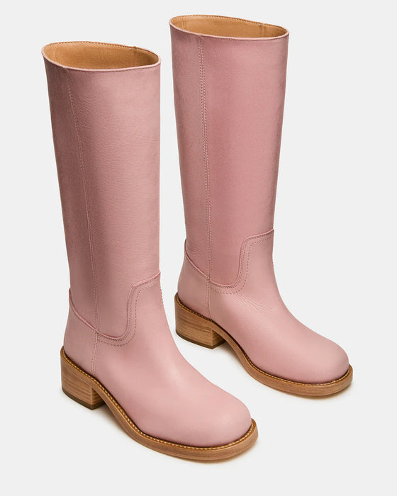 Riggs Pink Leather Boot