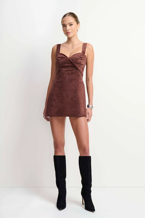 Soho Romper in Cocoa