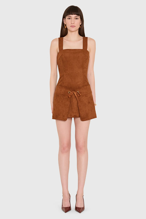 Robin Suede Romper