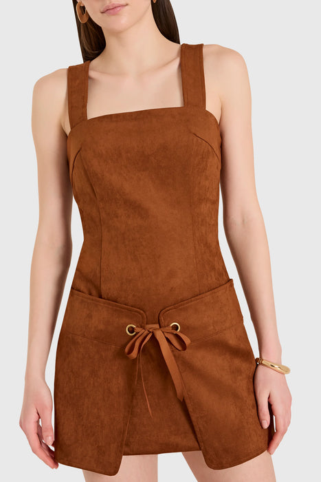 Robin Suede Romper