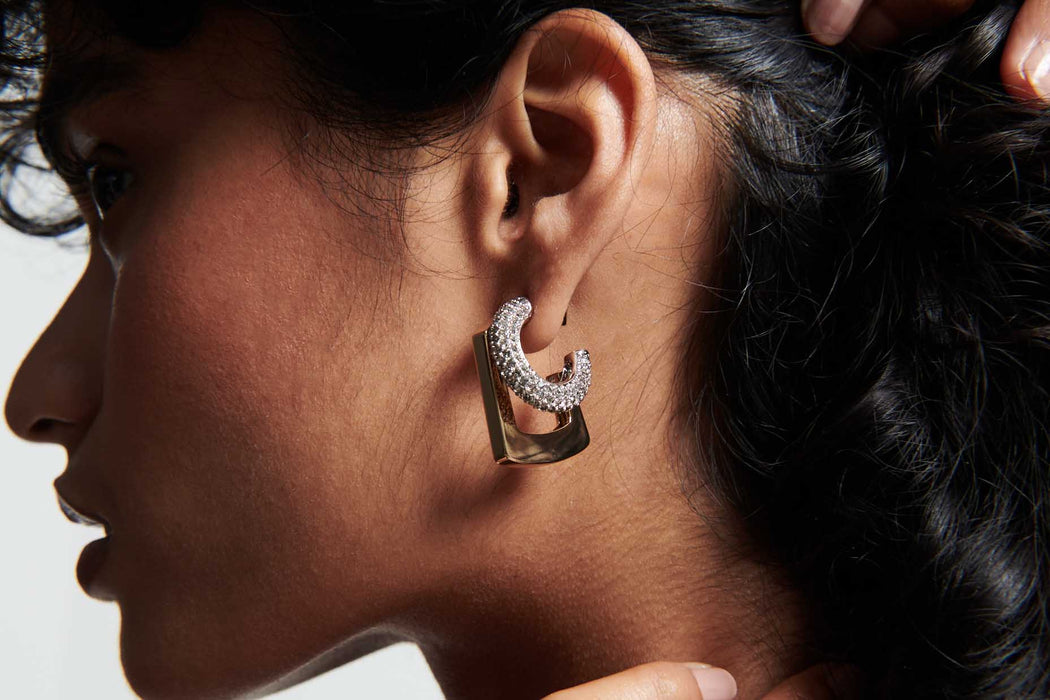 Tina Pave Earrings