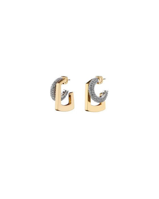 Tina Mini Pave Earrings