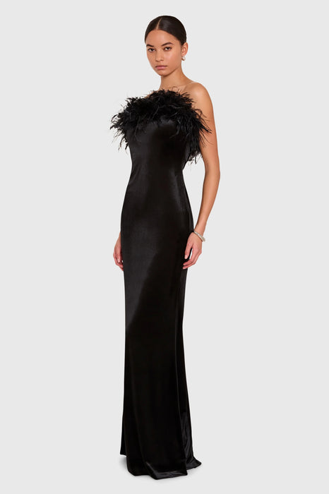 Ella Gown in Black Velvet