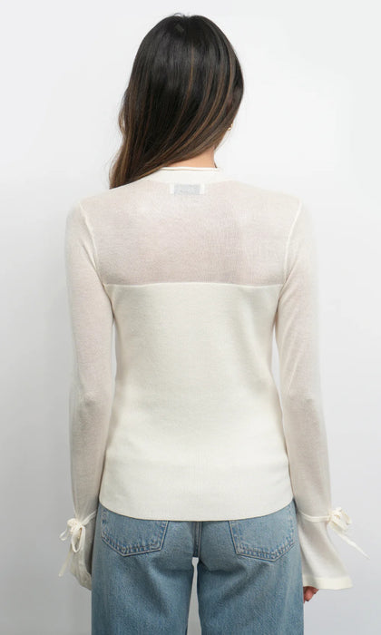 Valerie Sheer Sweater with Florette Cuffs