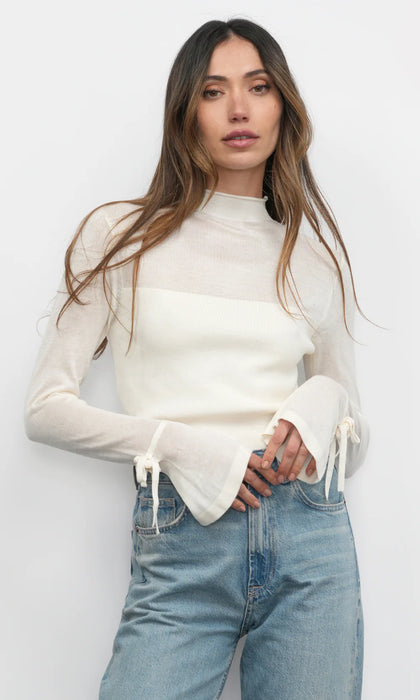 Valerie Sheer Sweater with Florette Cuffs