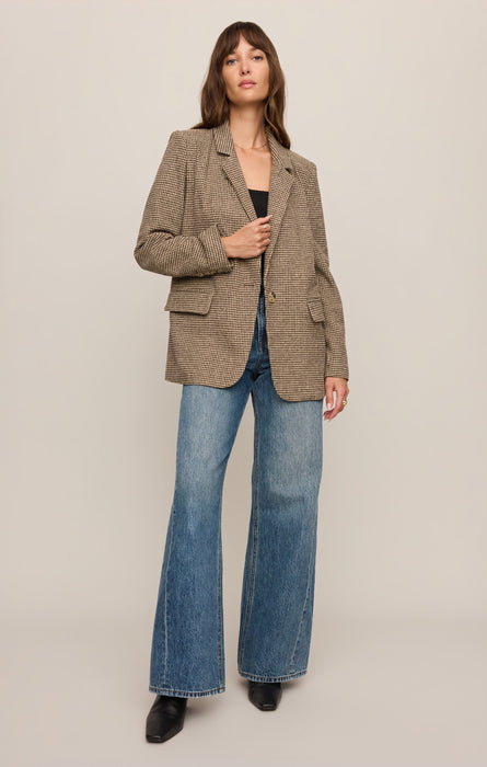 Evan Houndstooth Blazer