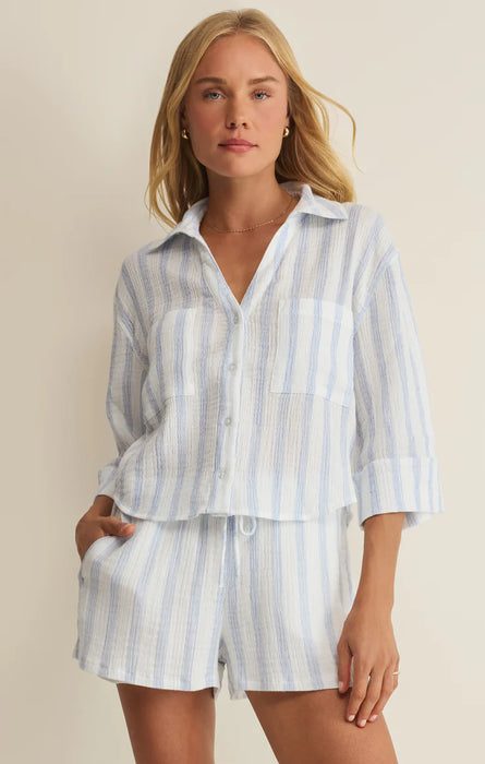 Helena Striped Airy Shirt