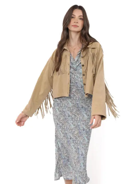 The Groove Suede Fringe Jacket