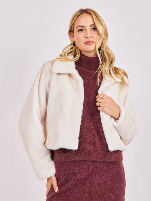 Penelope Short Faux Fur Coat