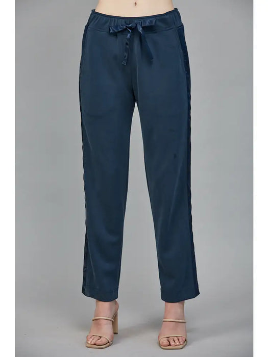 Satin Trim Lounge Pants