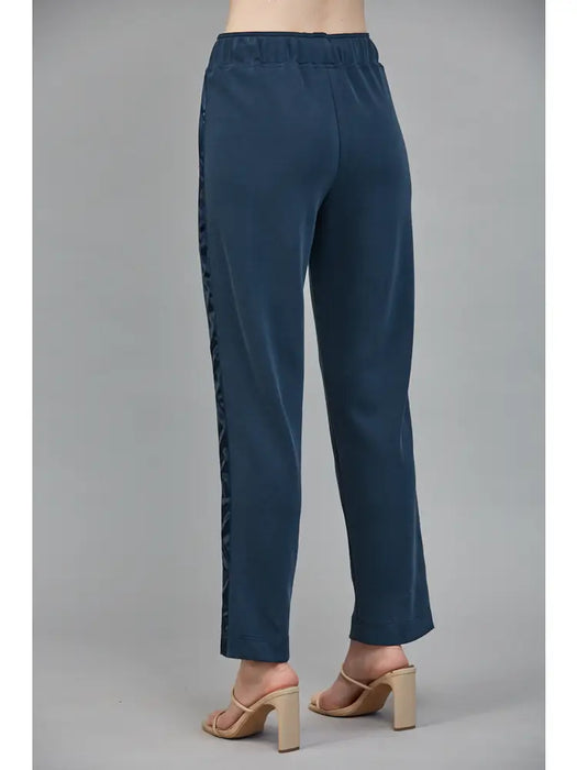 Satin Trim Lounge Pants