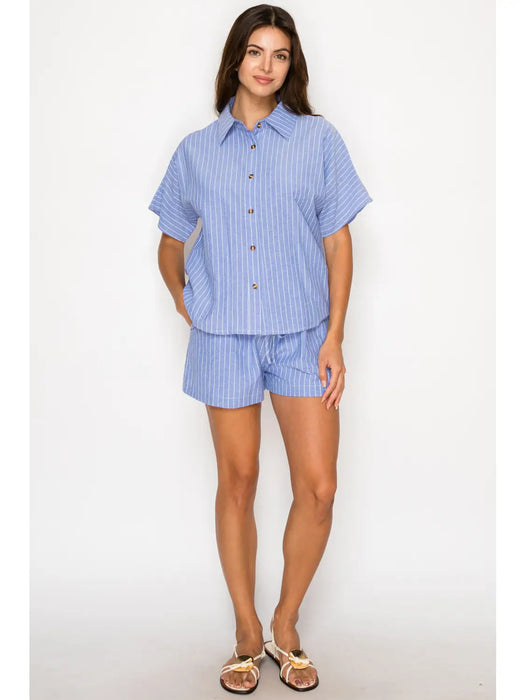 Nautical Stripe Shorts