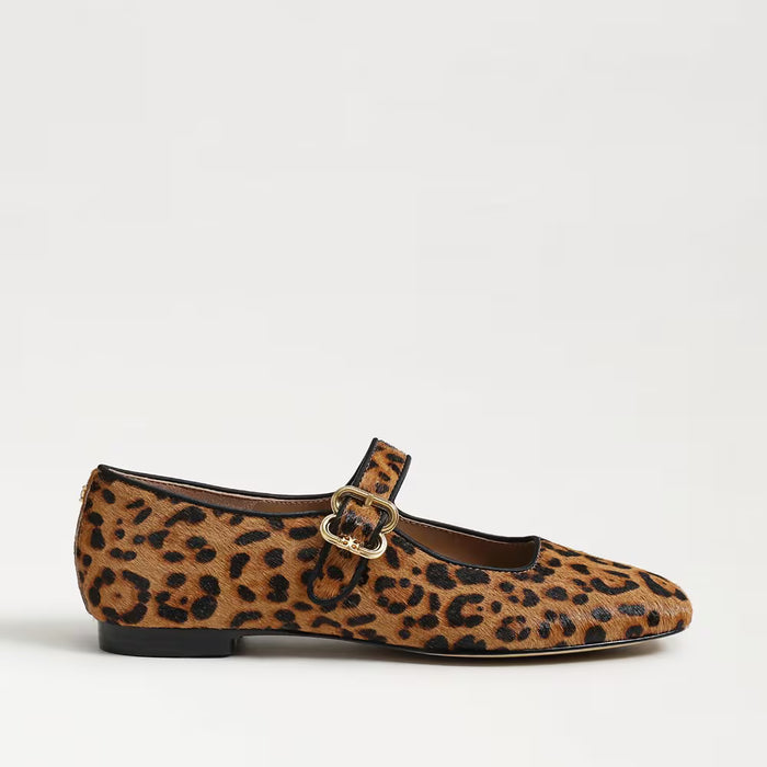 Michaela Leopard Mary Jane Flat