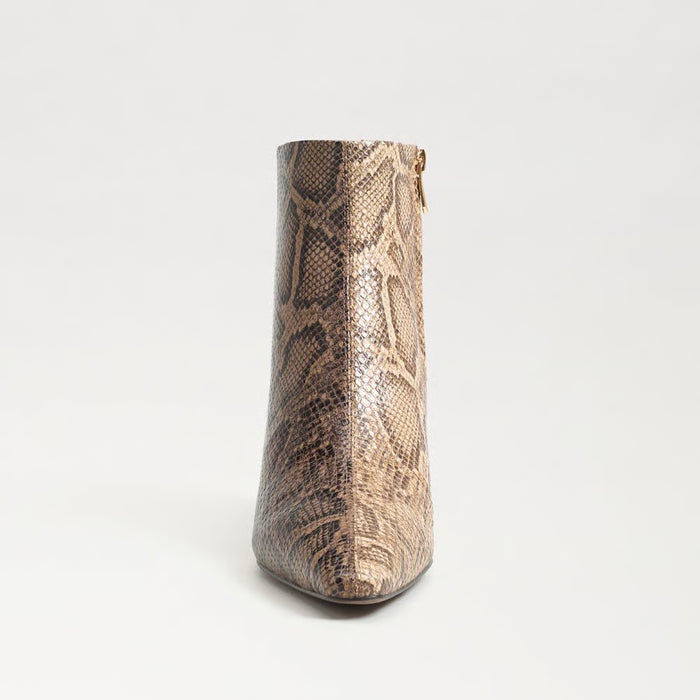 Saige Snake Print Ankle Bootie