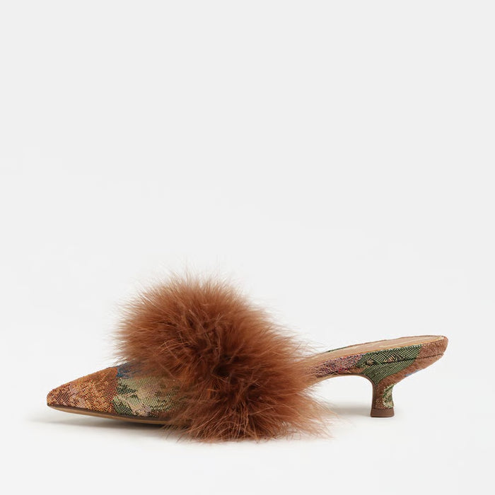 Gemma Fluff Kitten Heel