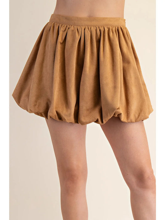 Bubble Suede Skort