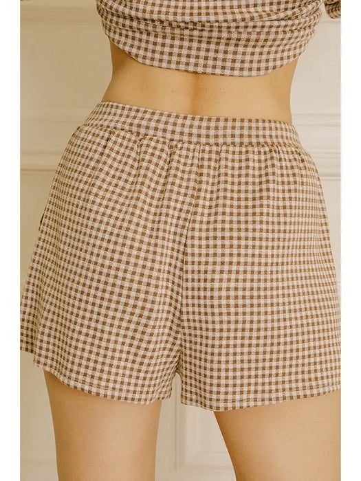 Gingham Short Set
