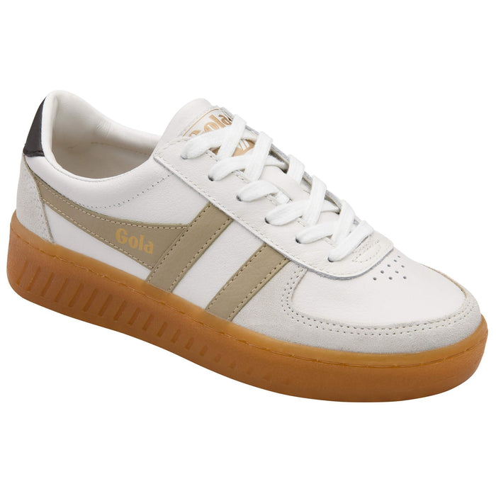 Gola Grandslam Elite in White/Bone/Mocha