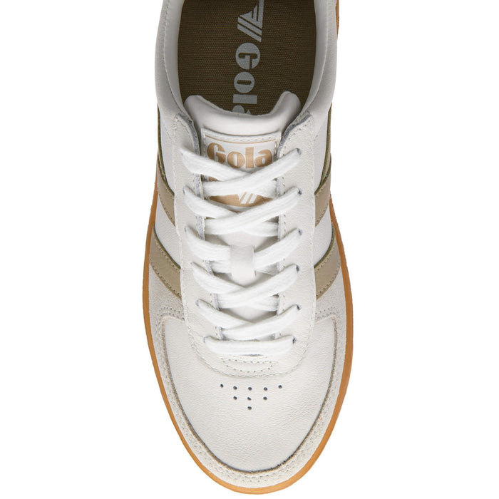 Gola Grandslam Elite in White/Bone/Mocha