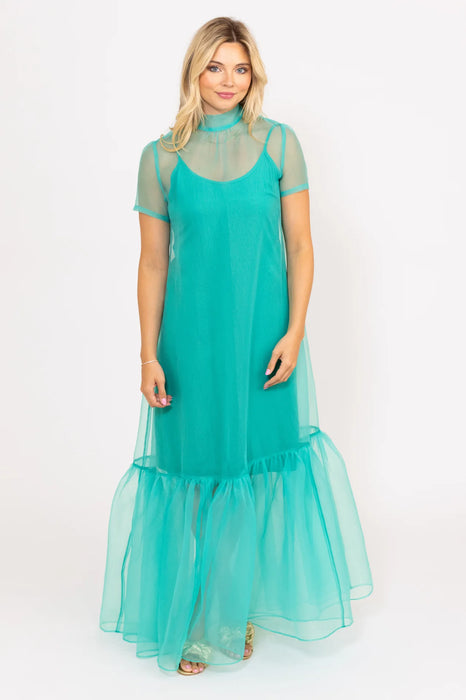 Organza Bow Maxi