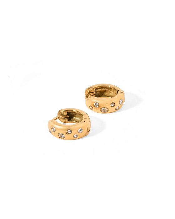 Huggie Earrings - Hunter Gold